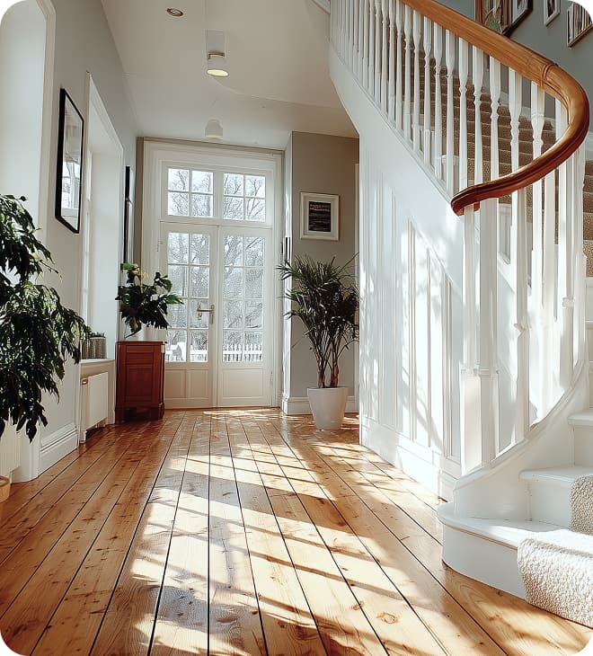 Banister staff stairs